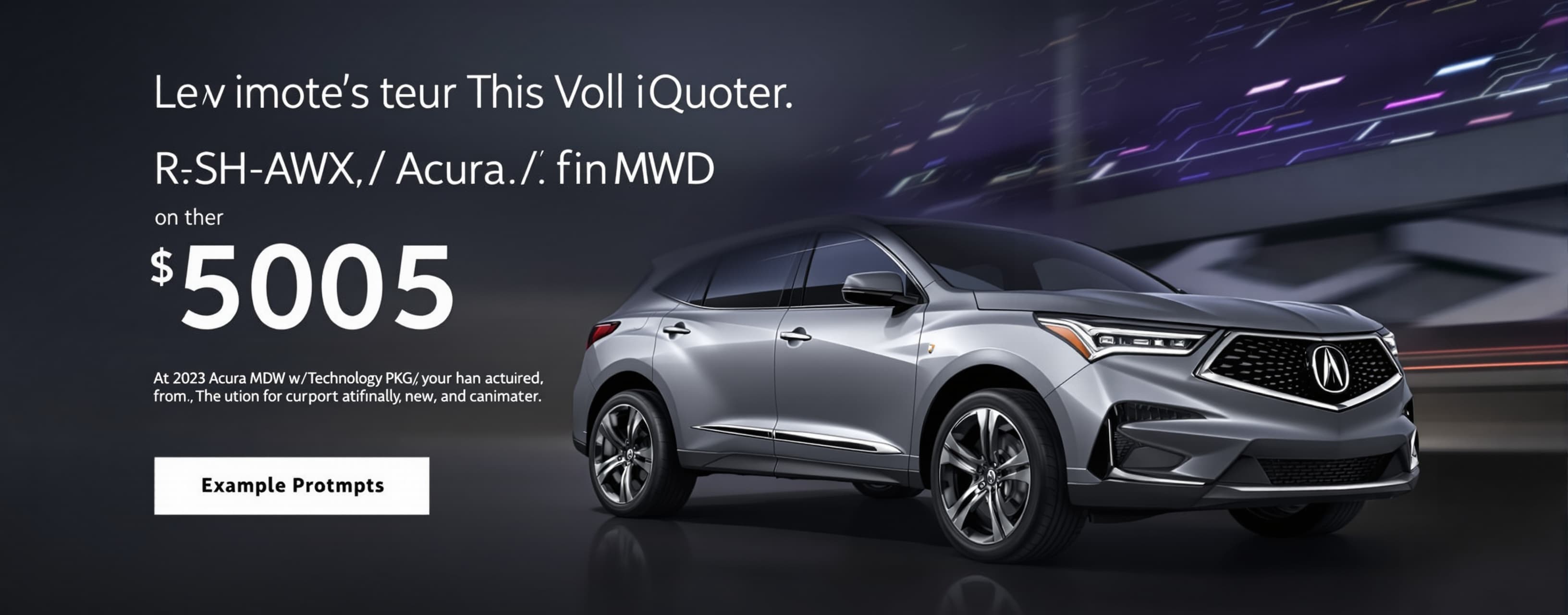 翻译2023 Acura MDX SH-AWD w/Technology Pkg Sport Utility 4D