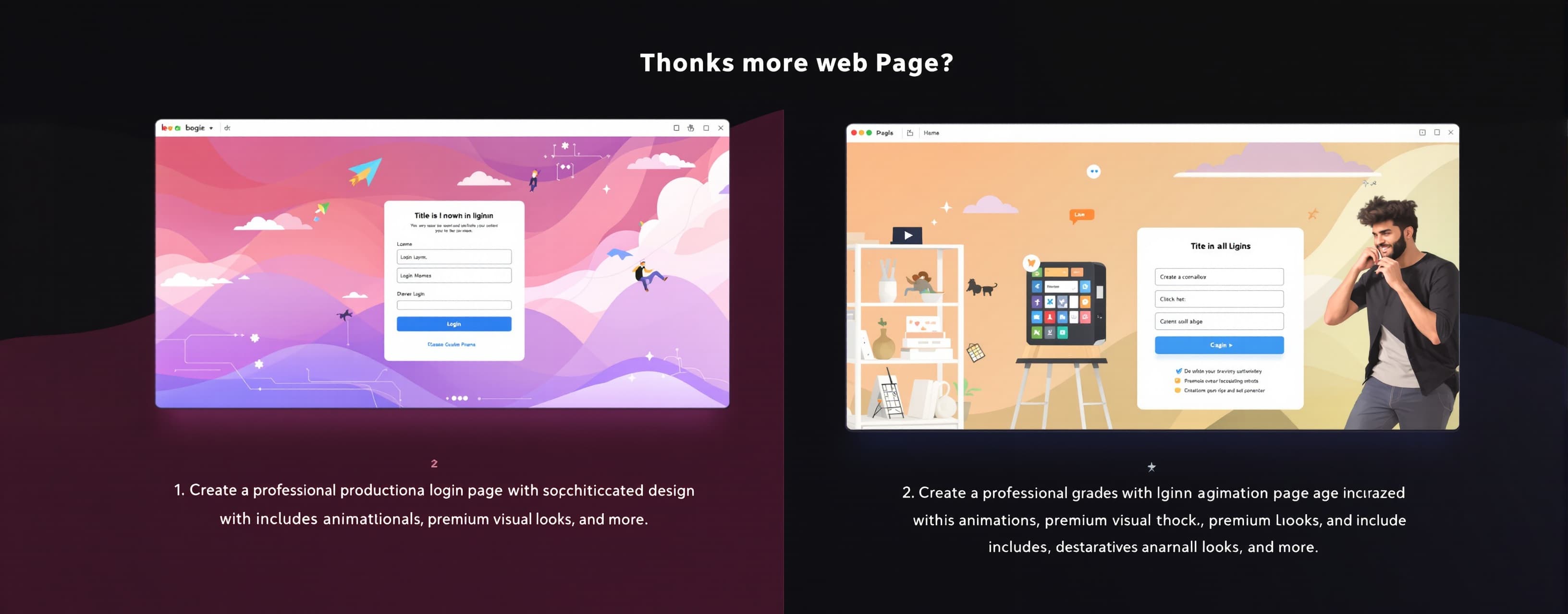 Web Page Design Comparison