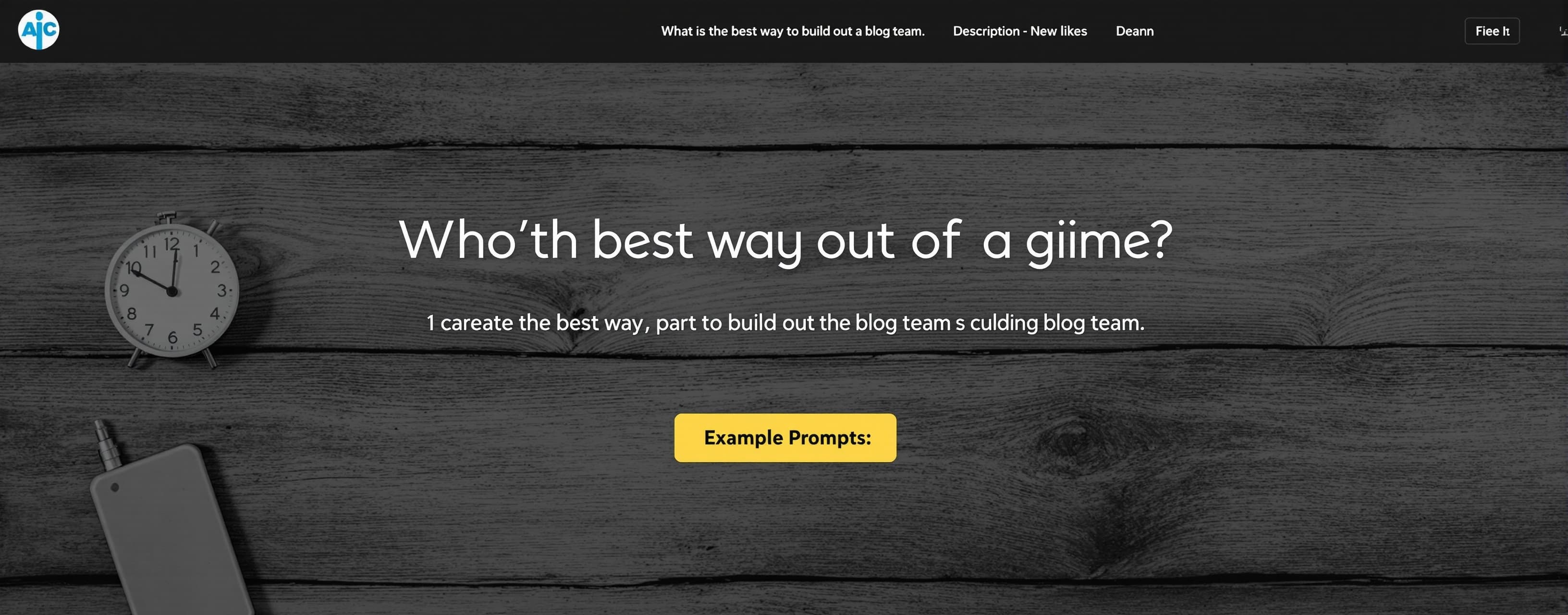 What is the best way to build out a blog team