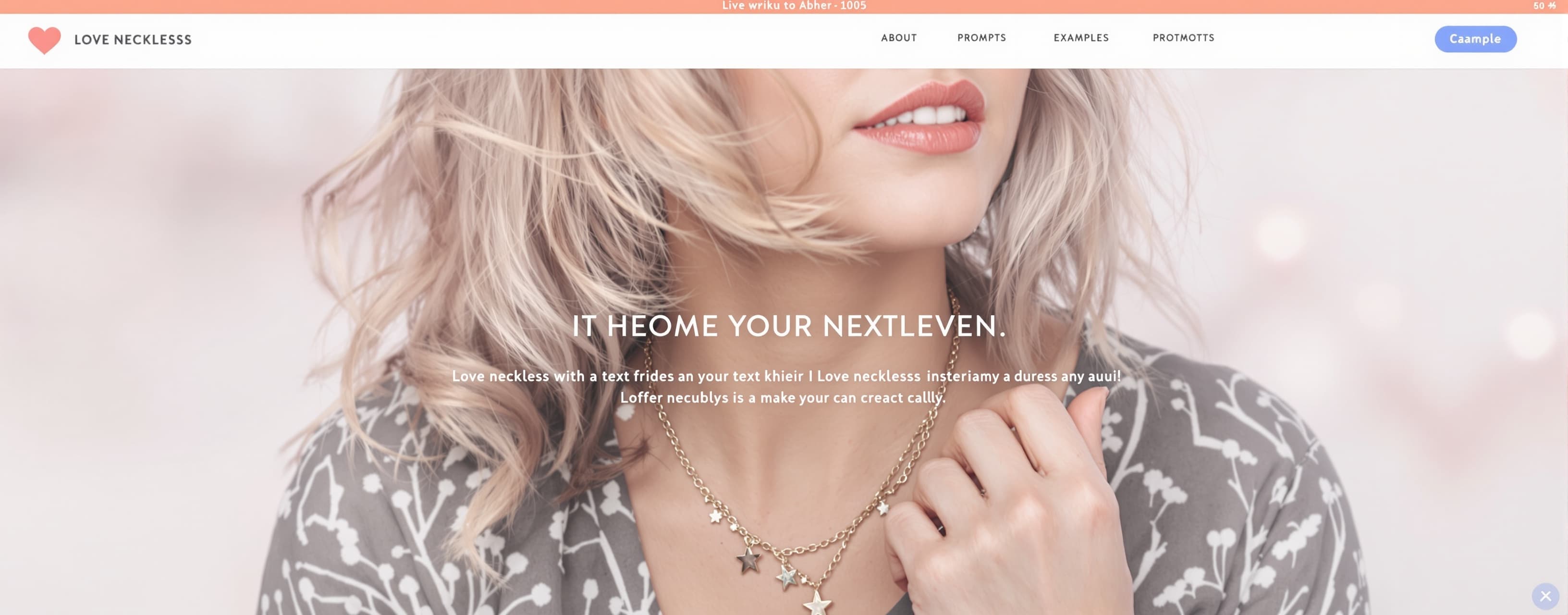 Love neckless with a text kheir