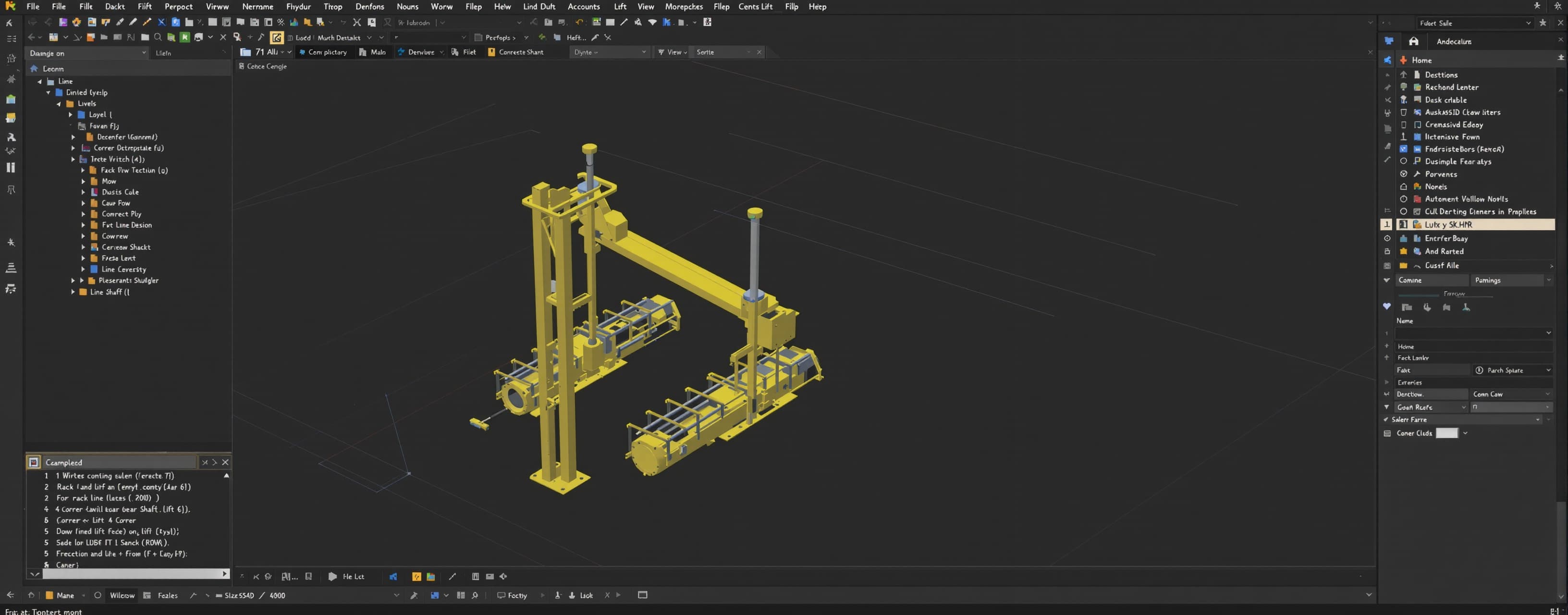 Write complete, valid OpenSCAD code for a complete and detai...