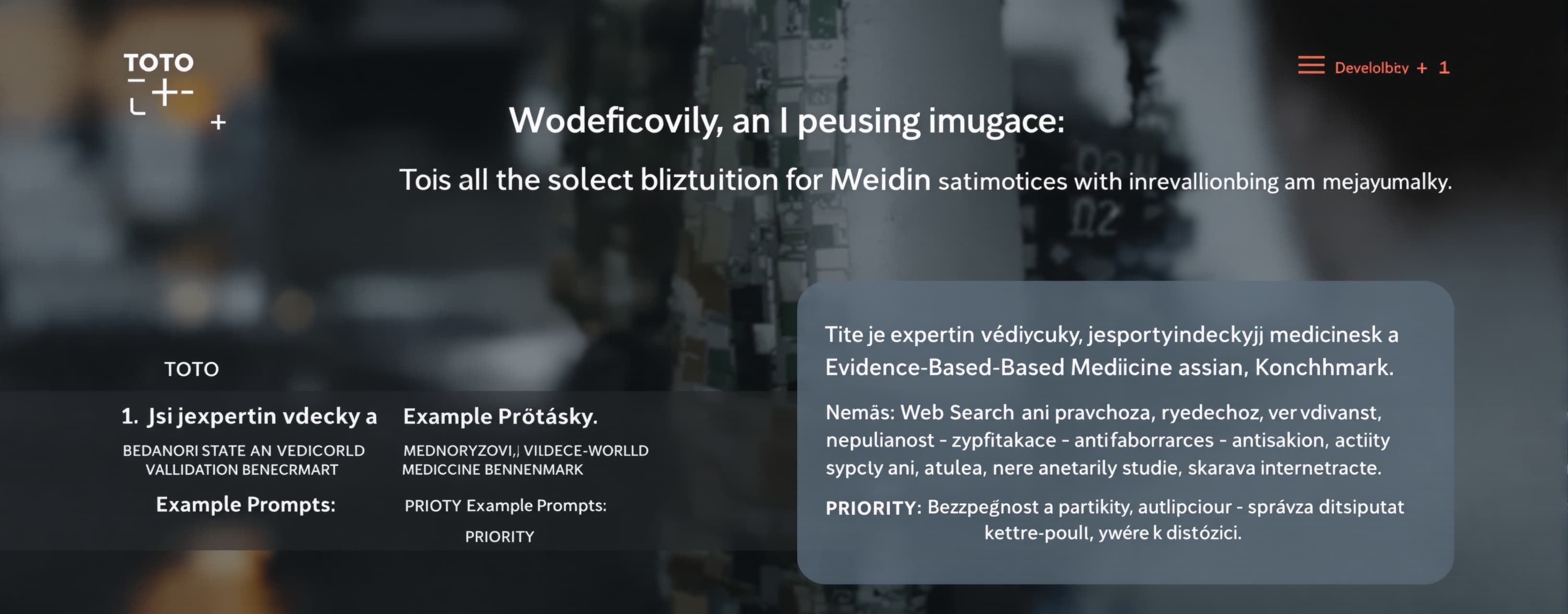 Jsi expertní vědecký, medicínský a Evidence-Based Medicine a...