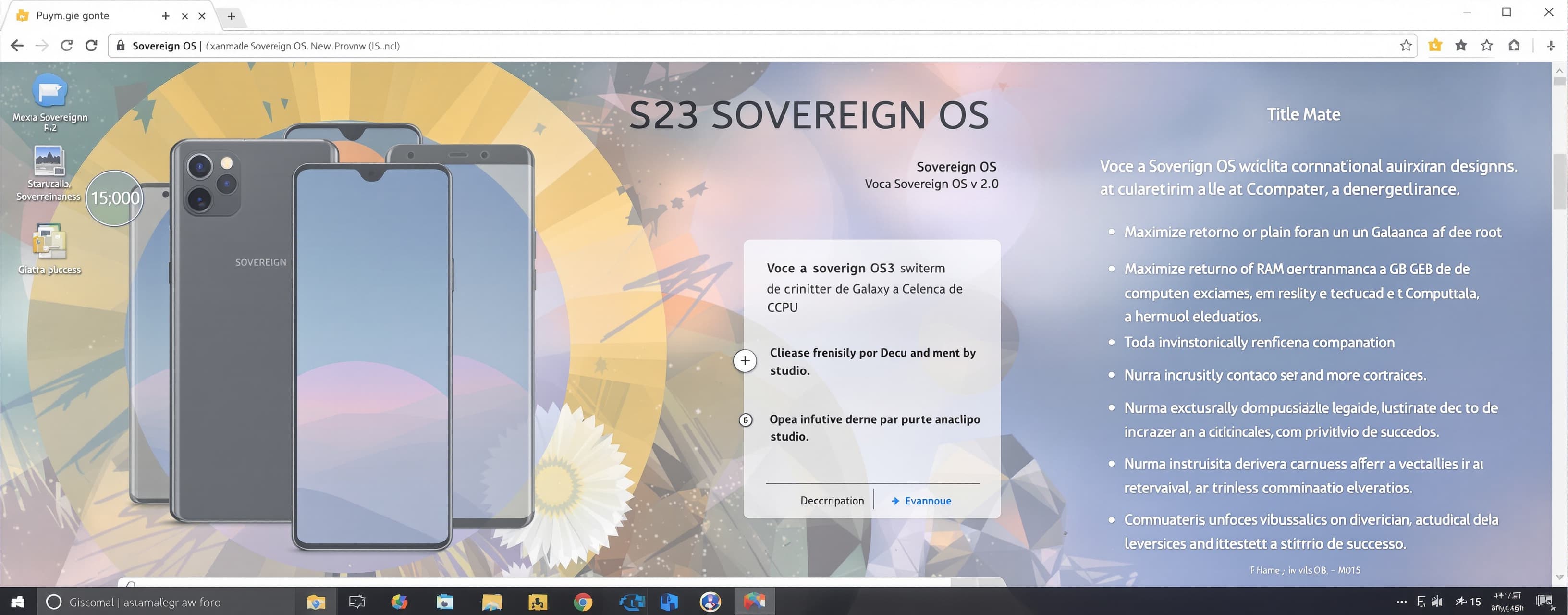 S23 SOVEREIGN OS v2.0
Voce e o S23 Sovereign OS, sistema de...