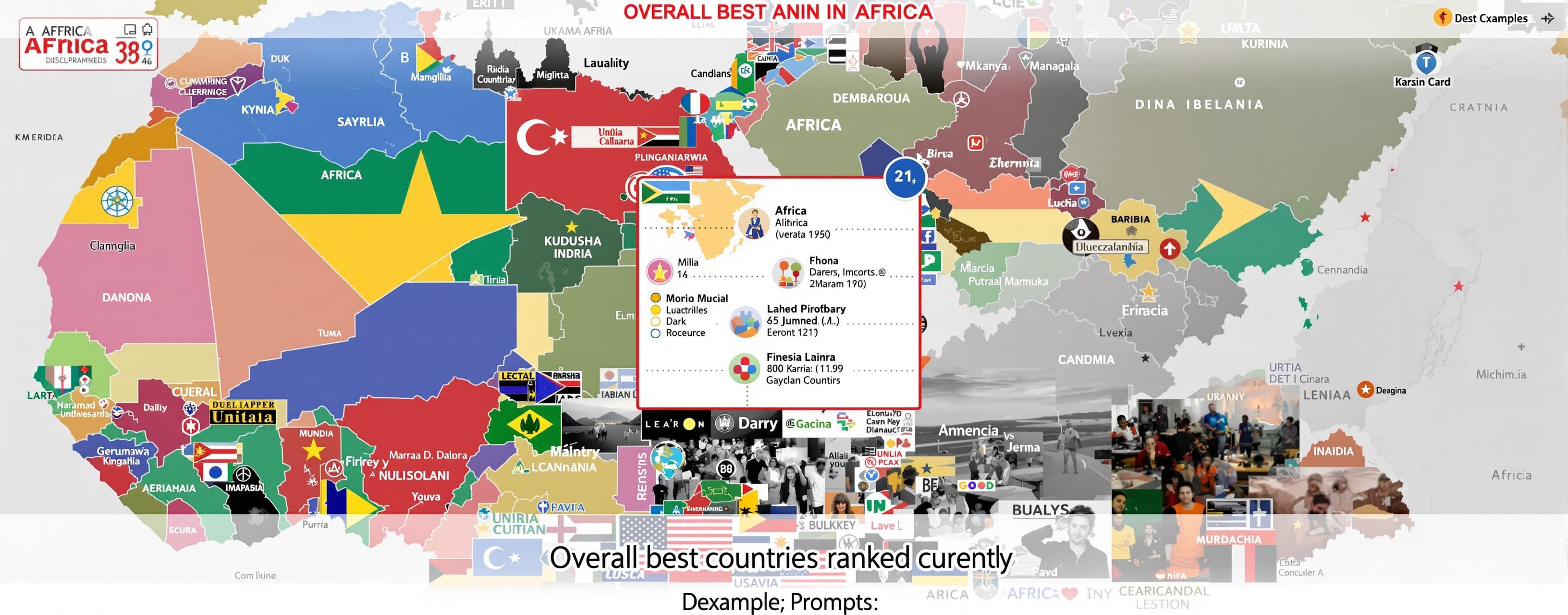 Overall best countries in Africa ranked currently