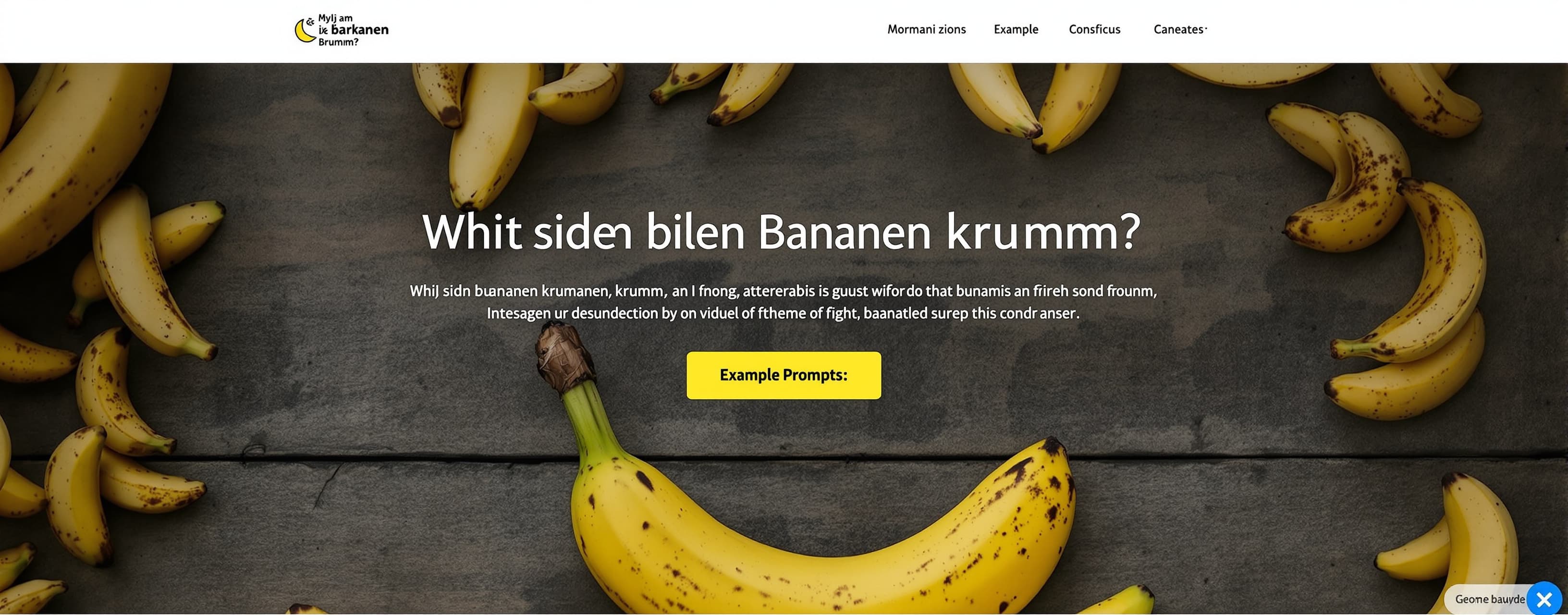 Warum sind Bananen krumm?