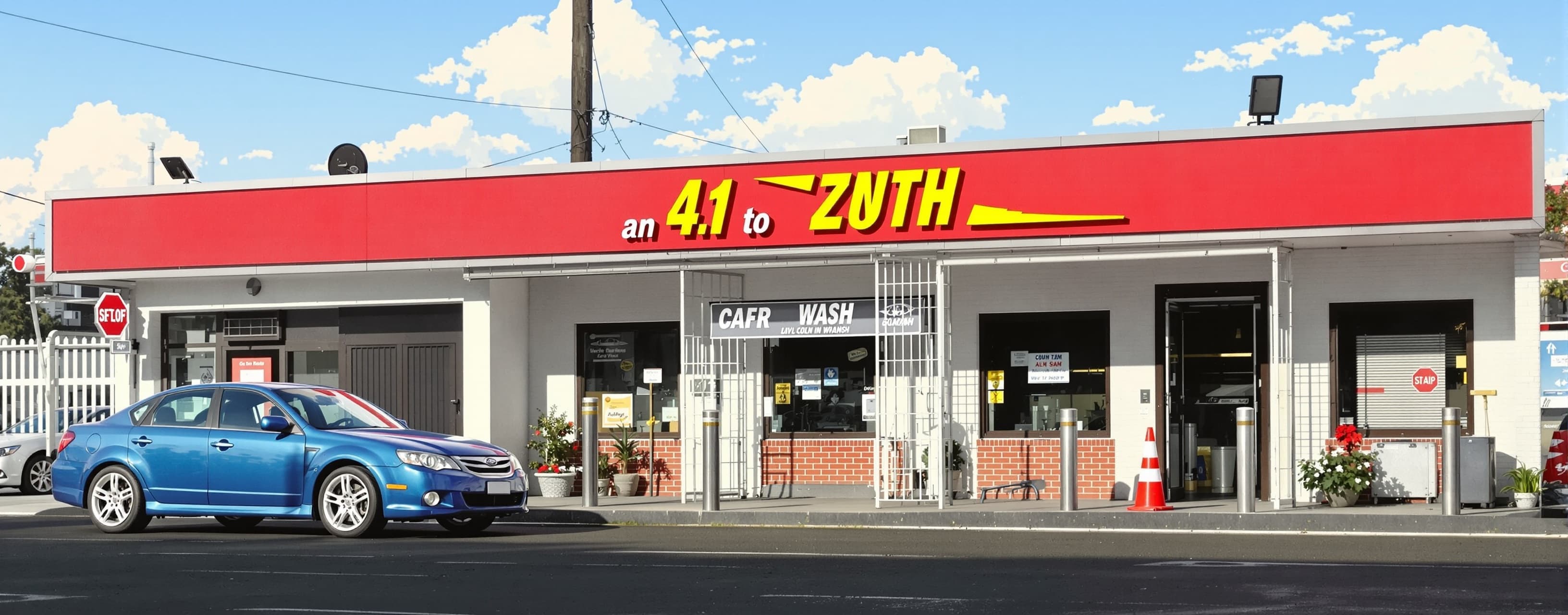 i have to wash my car but the car wash is only 200m from my ...