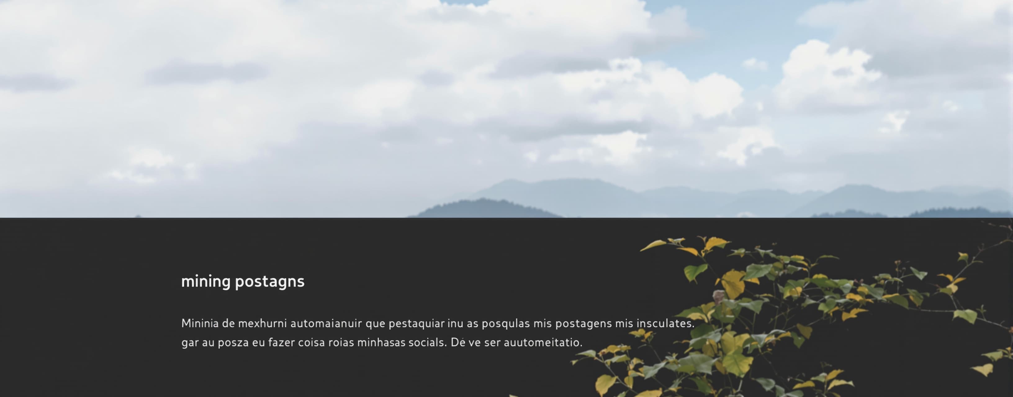 mining de postagns virais