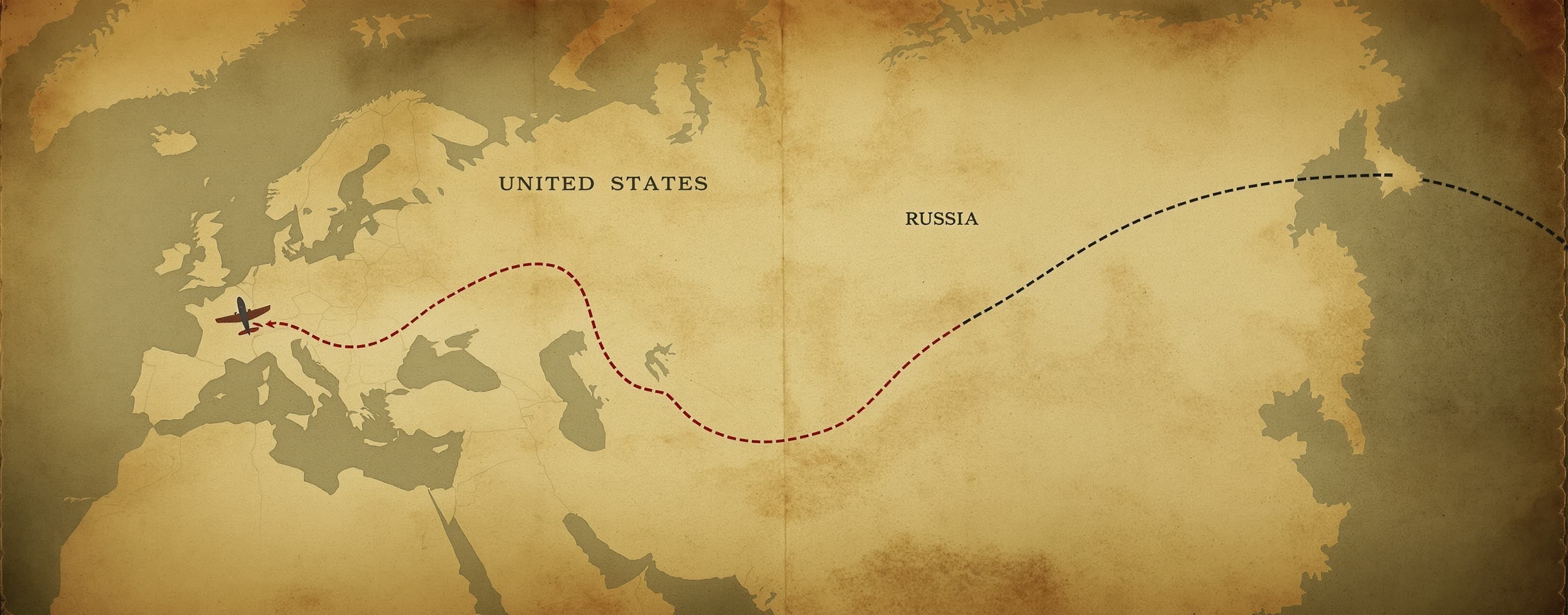 Generate a short retro animated map scene, inspired by old C...