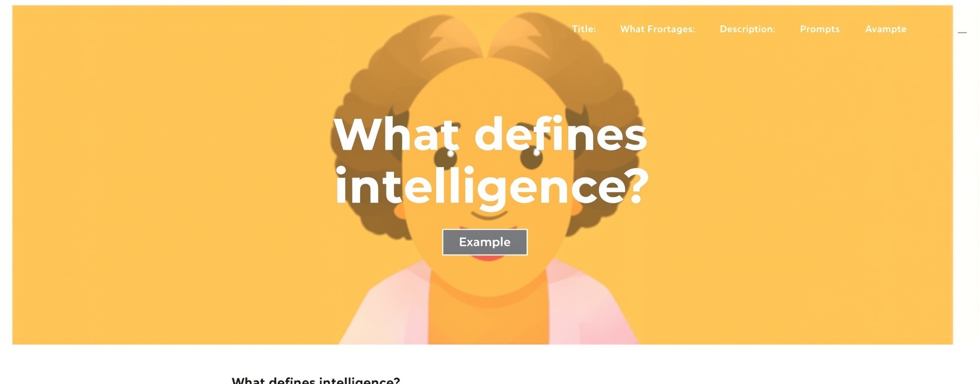 What defines intelligence?