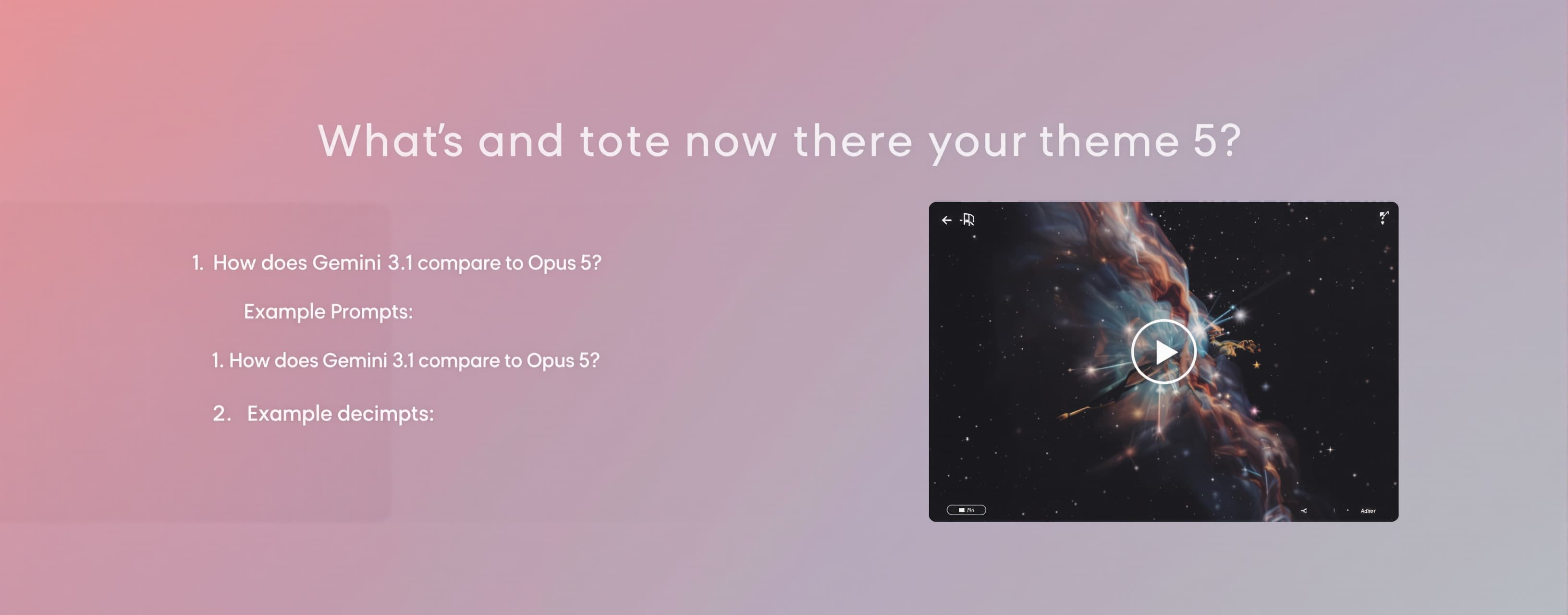 How does Gemini 3.1 compare to Opus 5?
