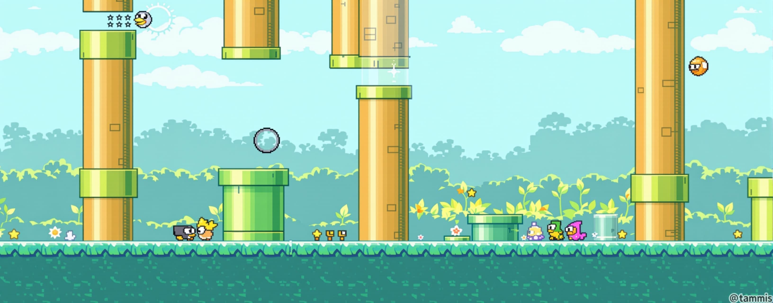schreib mir flappy bird