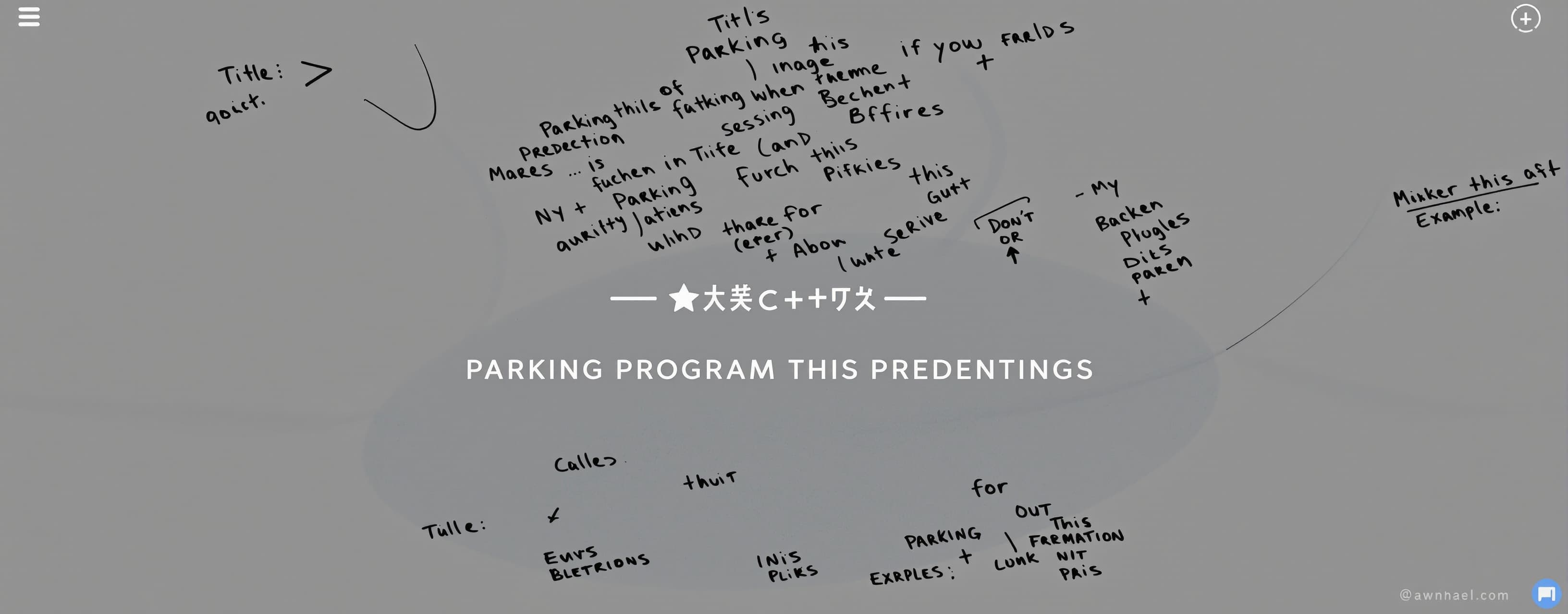 Parking program