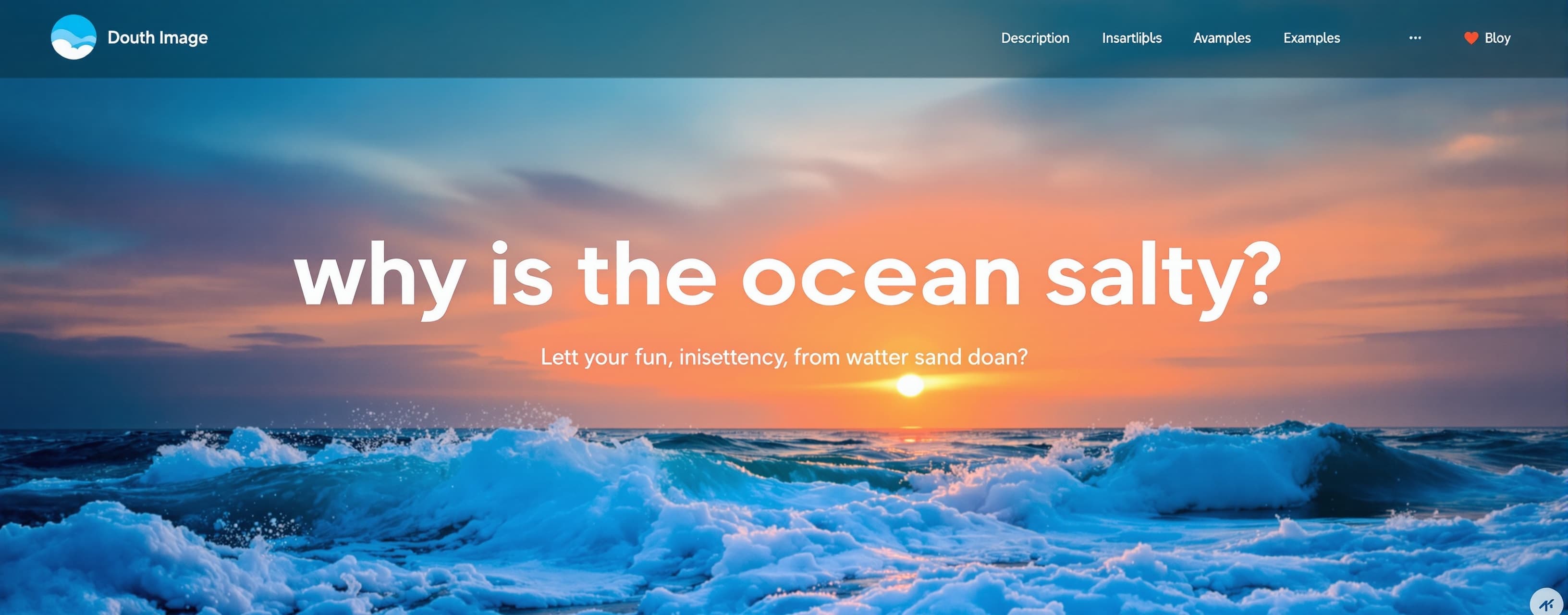 why is the ocean salty?