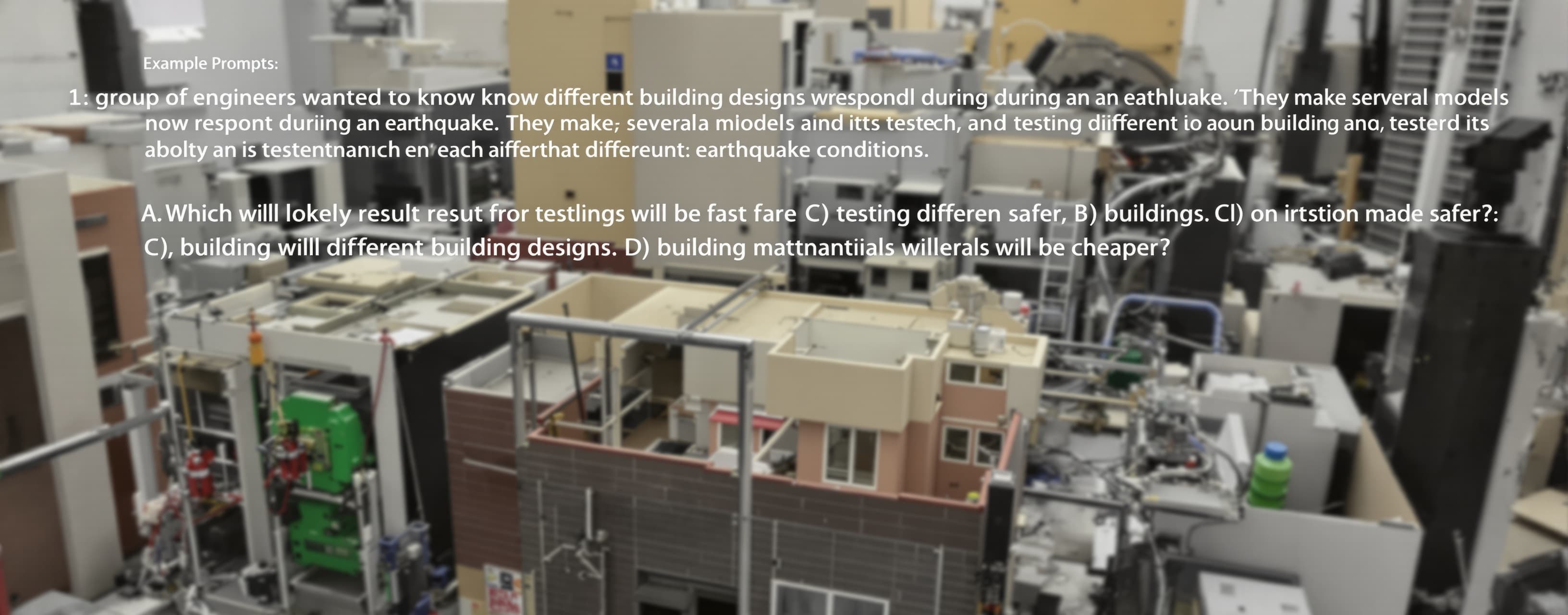 A group of engineers wanted to know how different building d...