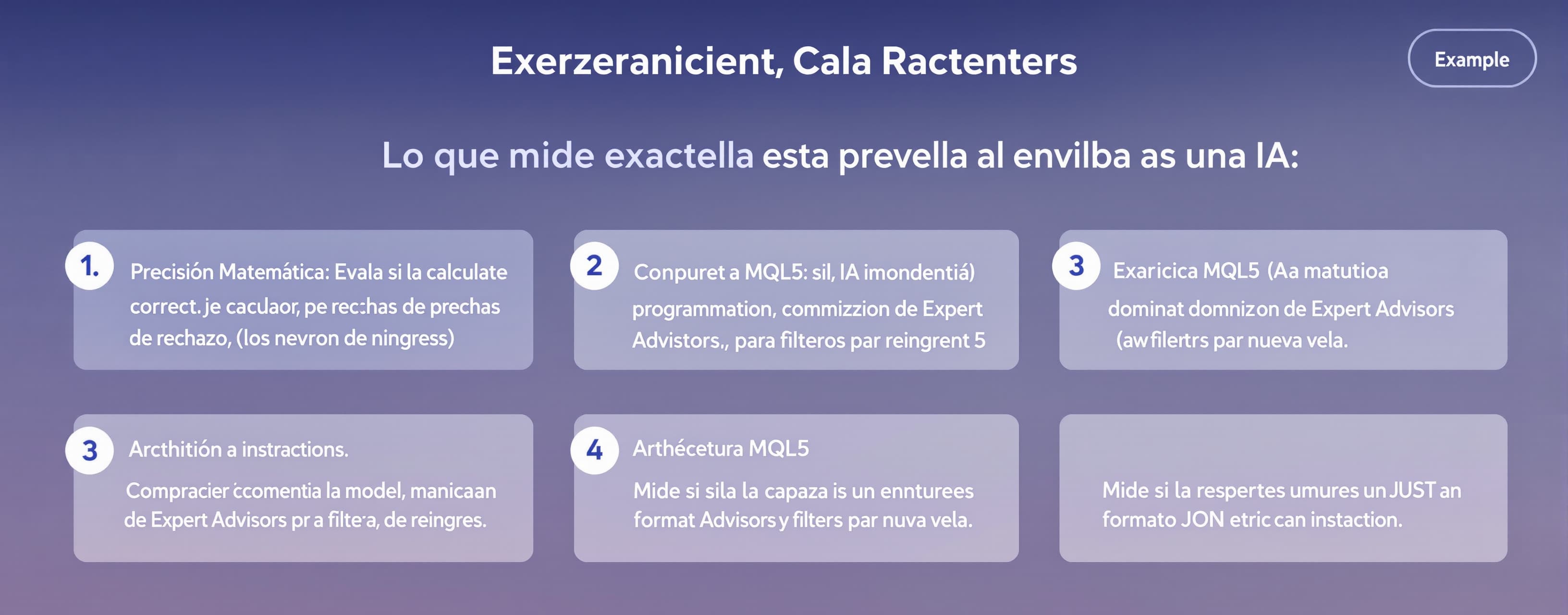 Lo que mide exactamente esta prueba al enviarla a una IA:
Pr...