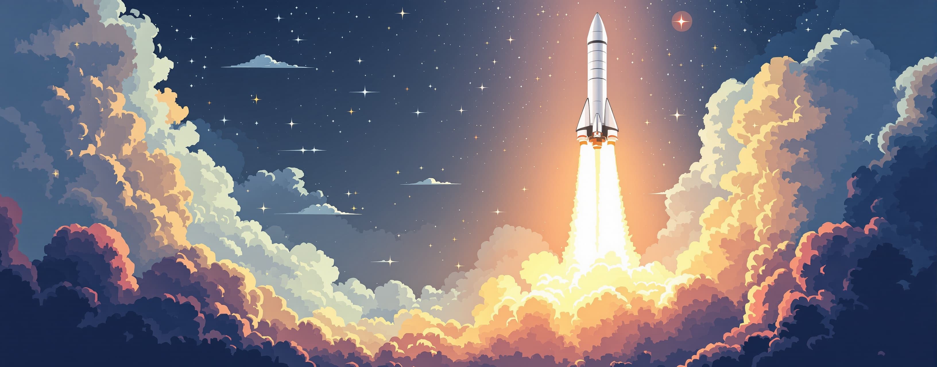 generate an ascii art scene of a spacex starship taking off
