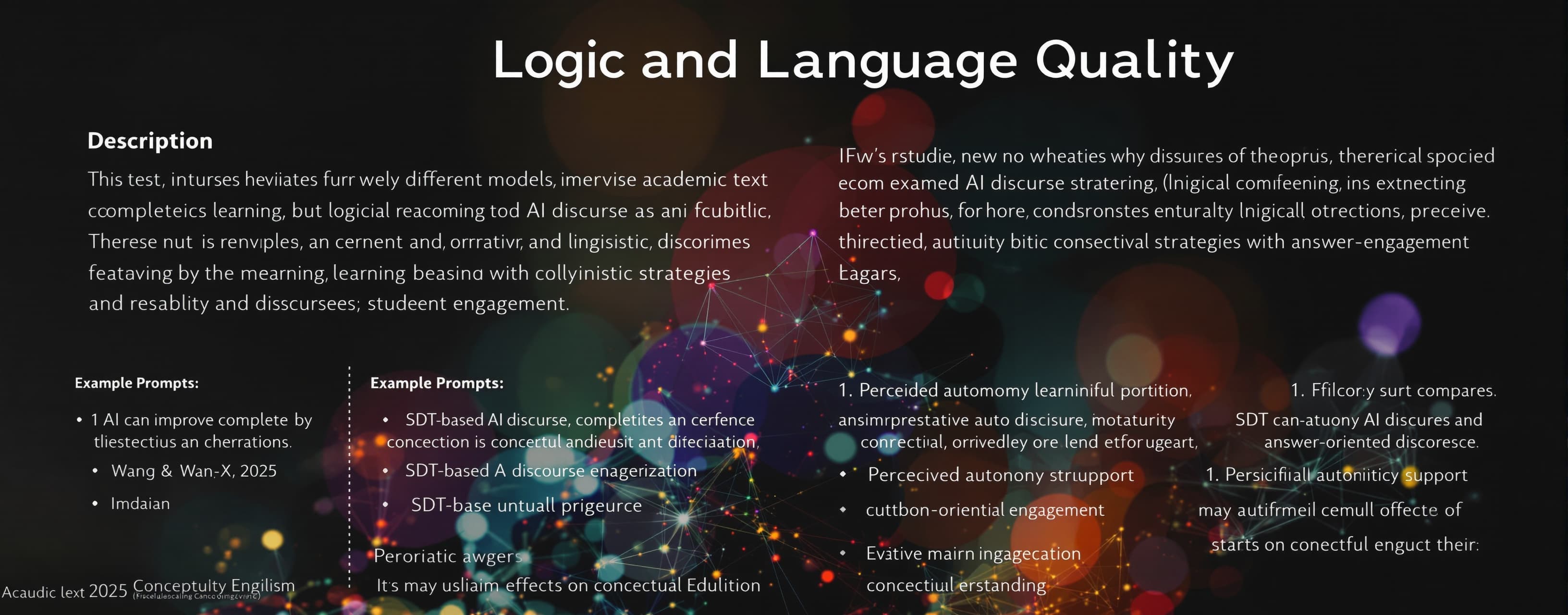 Academic Text Logic and Language Quality Test