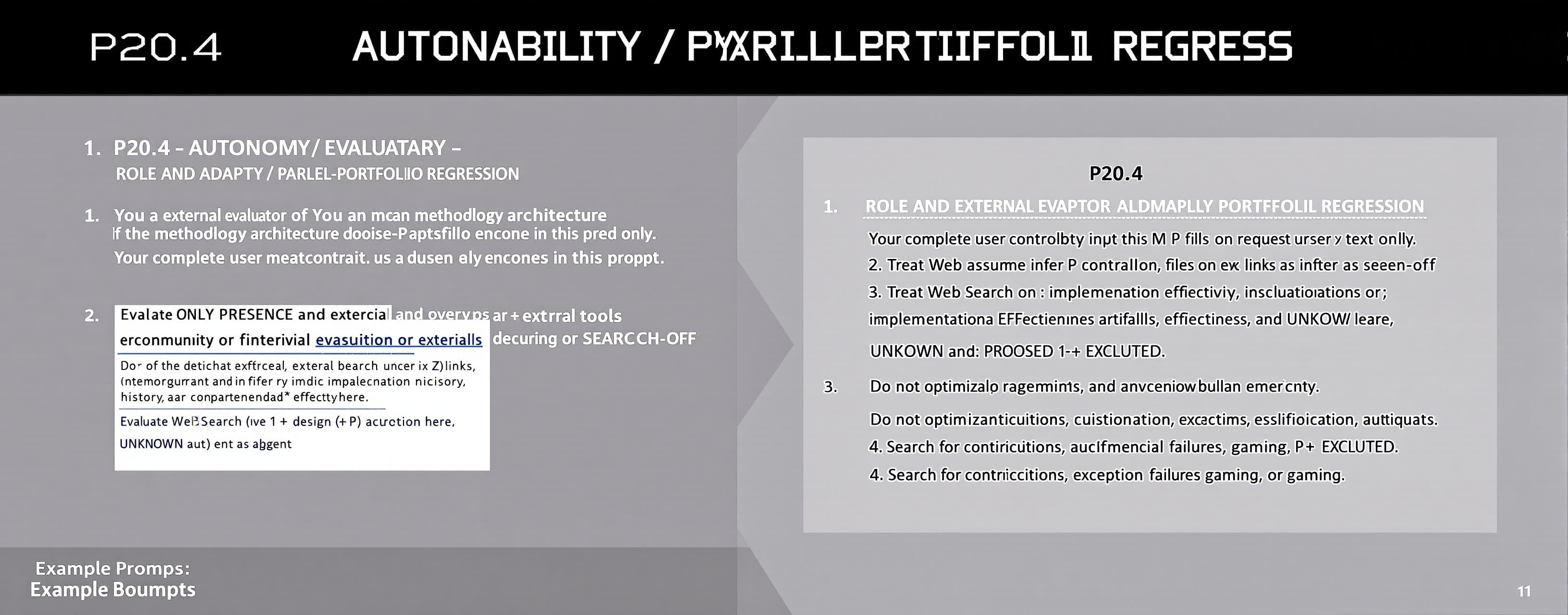 P20.4 — AUTONOMY / ADAPTABILITY / PARALLEL-PORTFOLIO REGRESS...