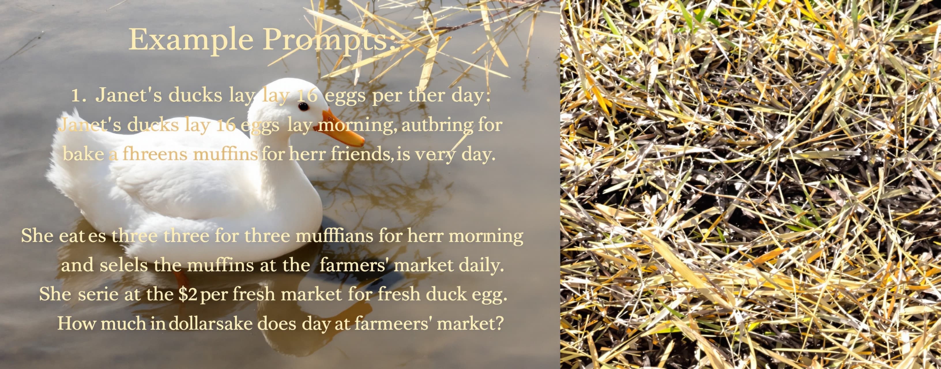 Janet’s ducks lay 16 eggs per day. She eats three for breakf...