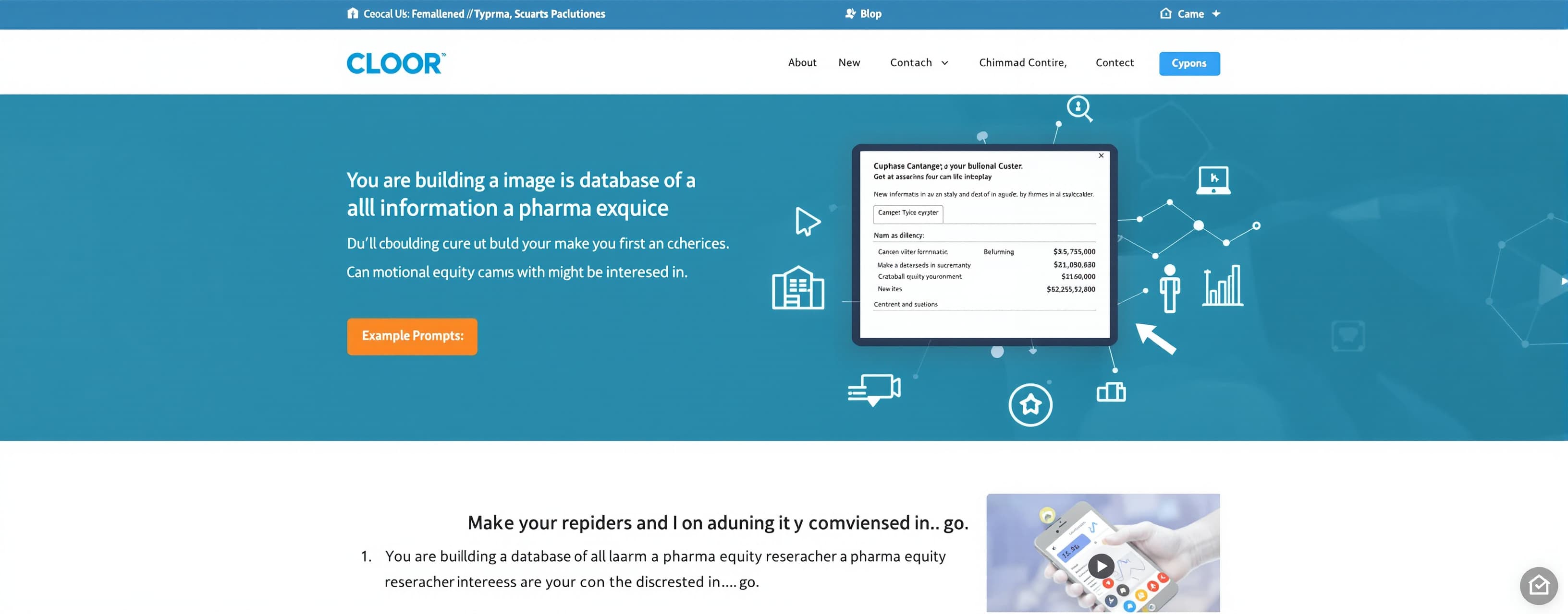 You are building a database of all information a pharma equi...