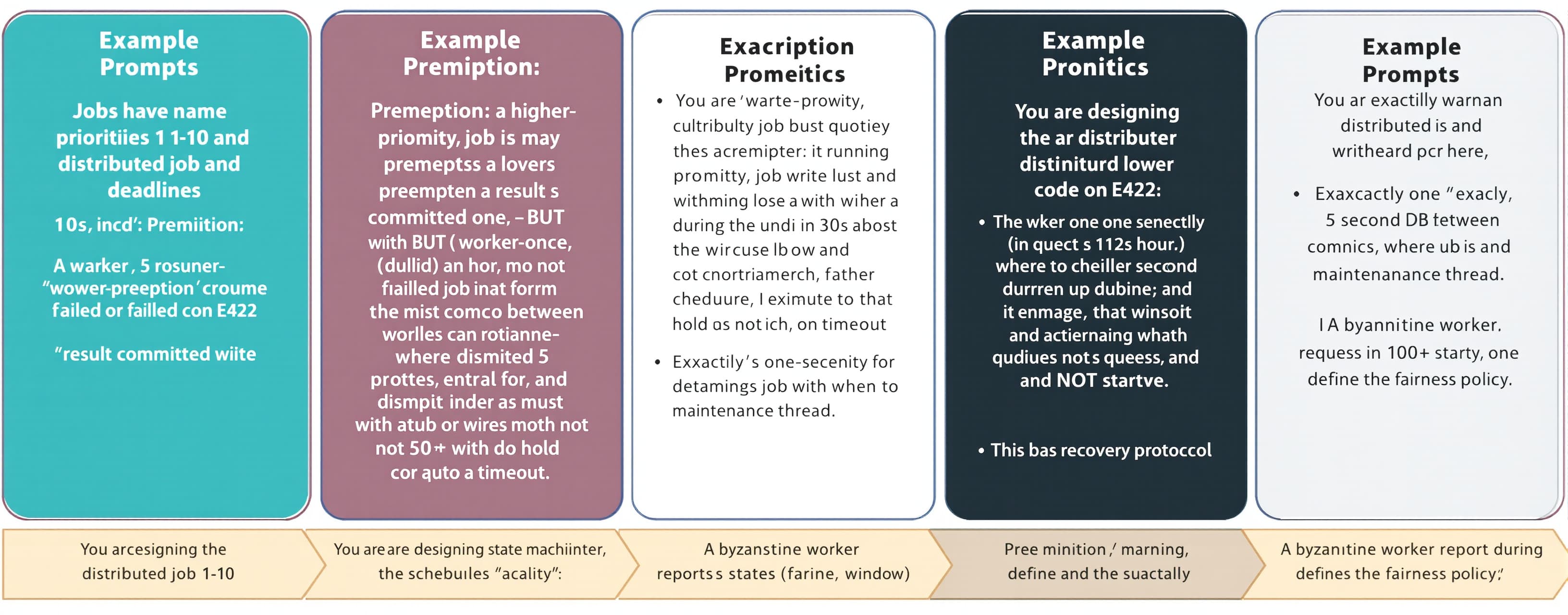 You are designing the state machine for a distributed job sc...