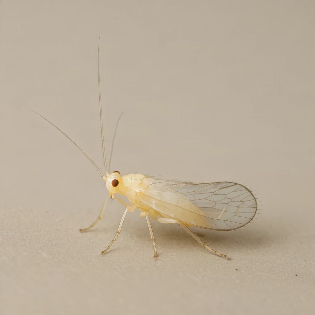 Whitefly and Soft Roe in Beijing, China in the style of minimalist