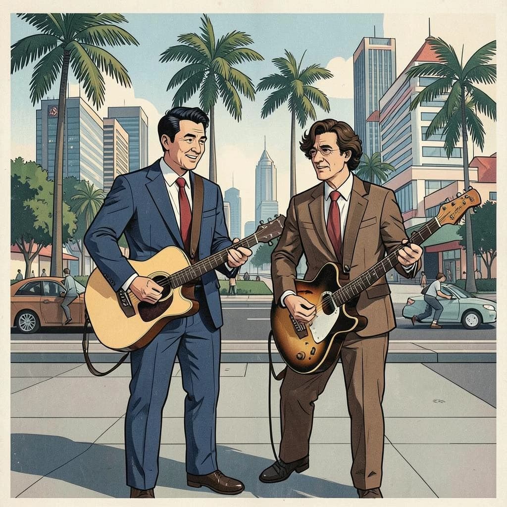 Band and Rudd in Manila, Philippines in the style of modernist
