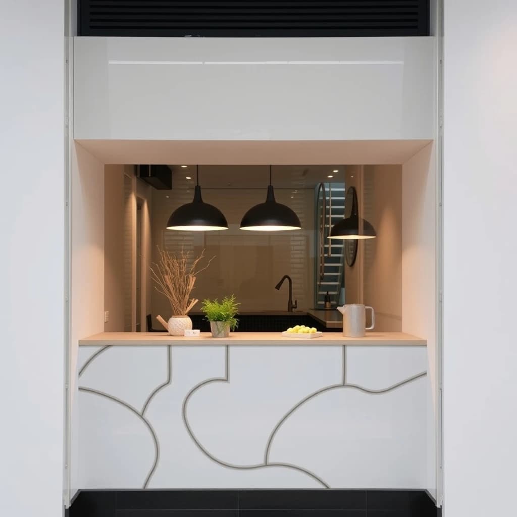 Threadfish and Round Scad in Taipei, Taiwan in the style of minimalist