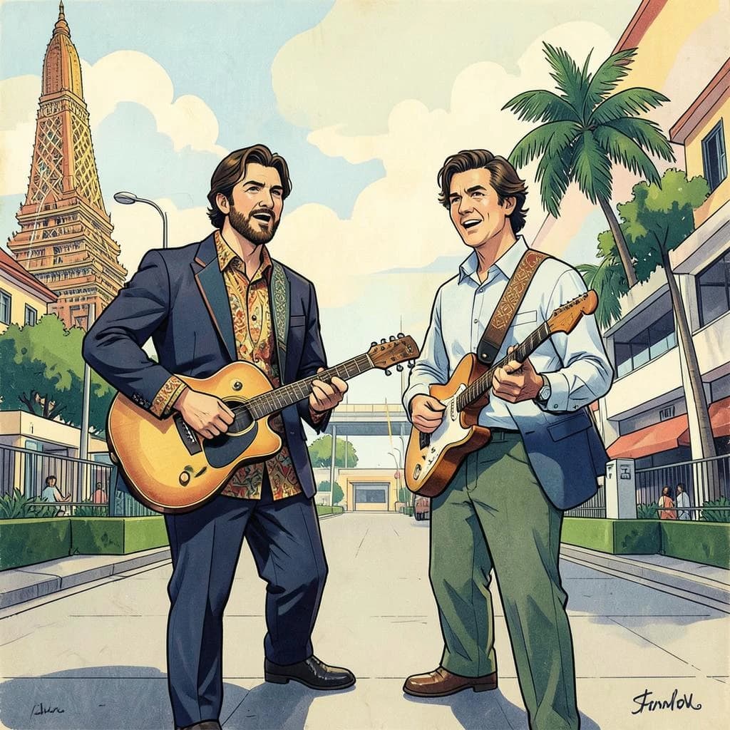 Band and Rudd in Manila, Philippines in the style of modernist