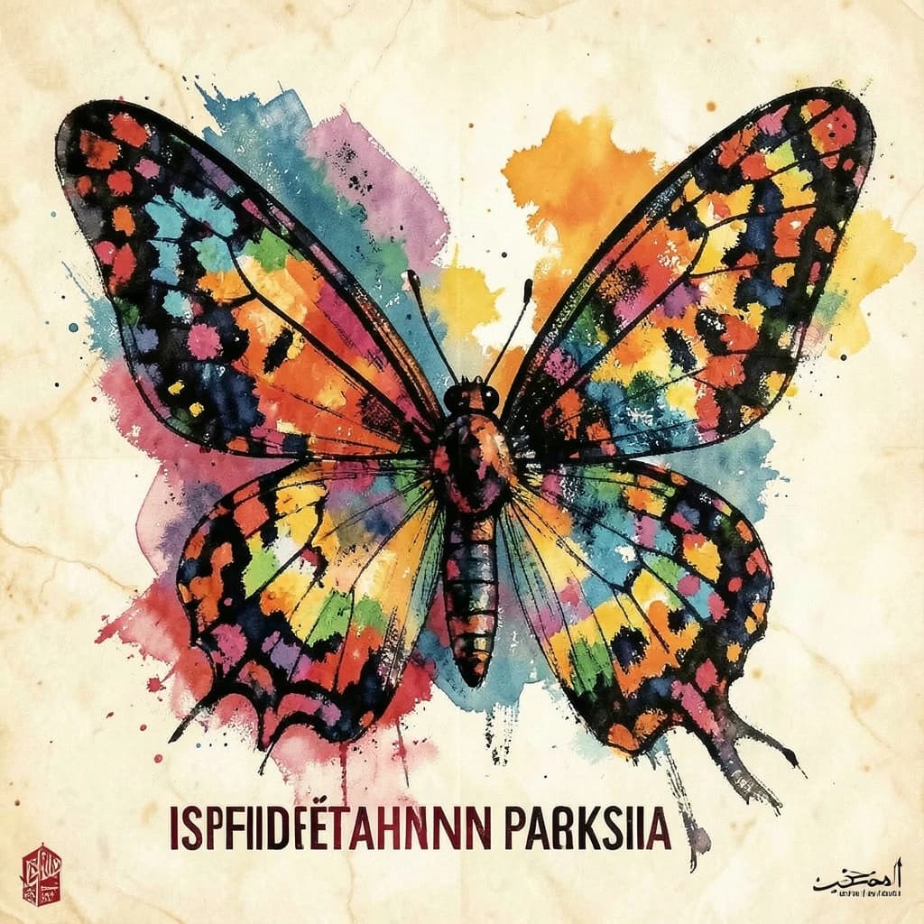 Tapeworm Infection and Forewing in Islamabad, Pakistan in the style of abstract