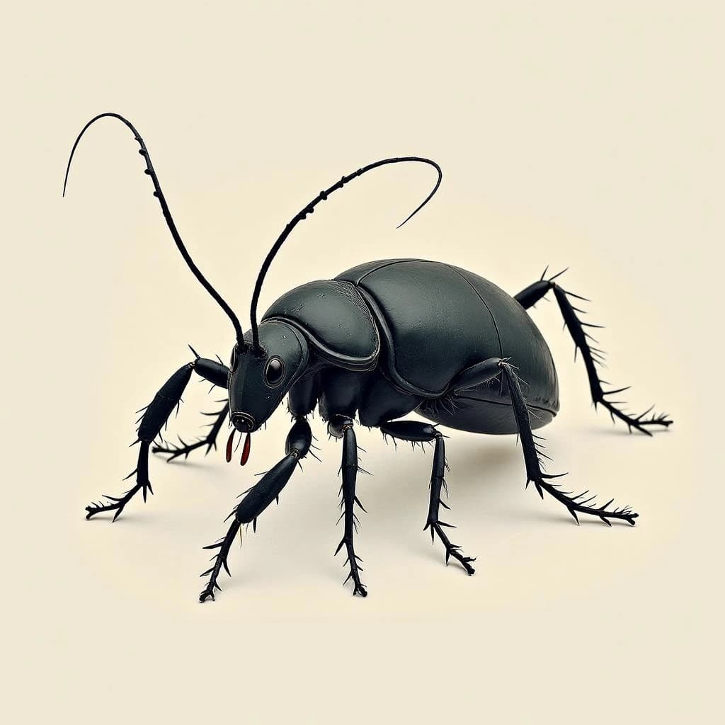 Chatterer and Neuropterous Insect in Canberra, Australia in the style of minimalist