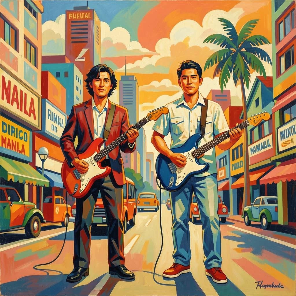 Band and Rudd in Manila, Philippines in the style of modernist