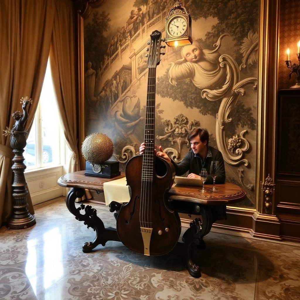 Nester and Stone Bass in Paris, France in the style of rococo