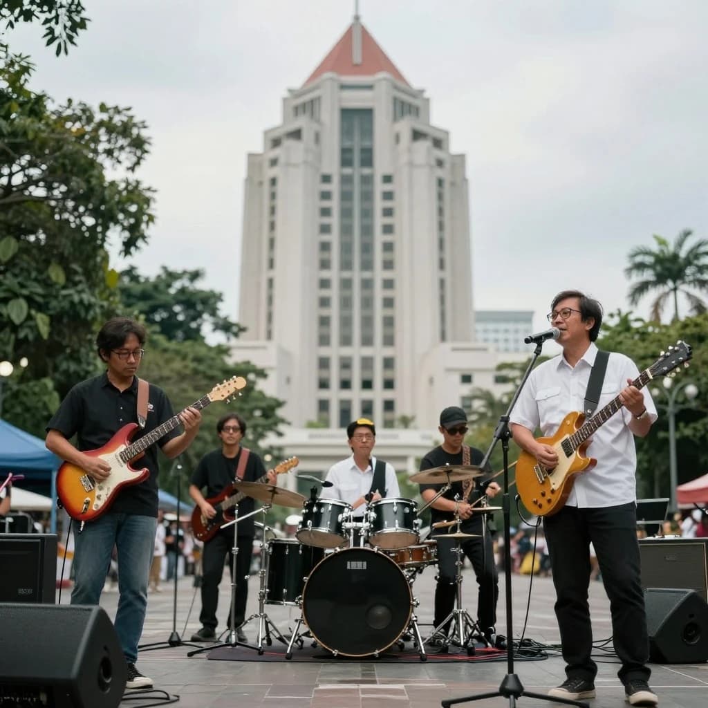Band and Rudd in Manila, Philippines in the style of modernist