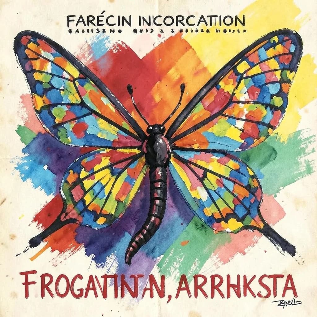 Tapeworm Infection and Forewing in Islamabad, Pakistan in the style of abstract