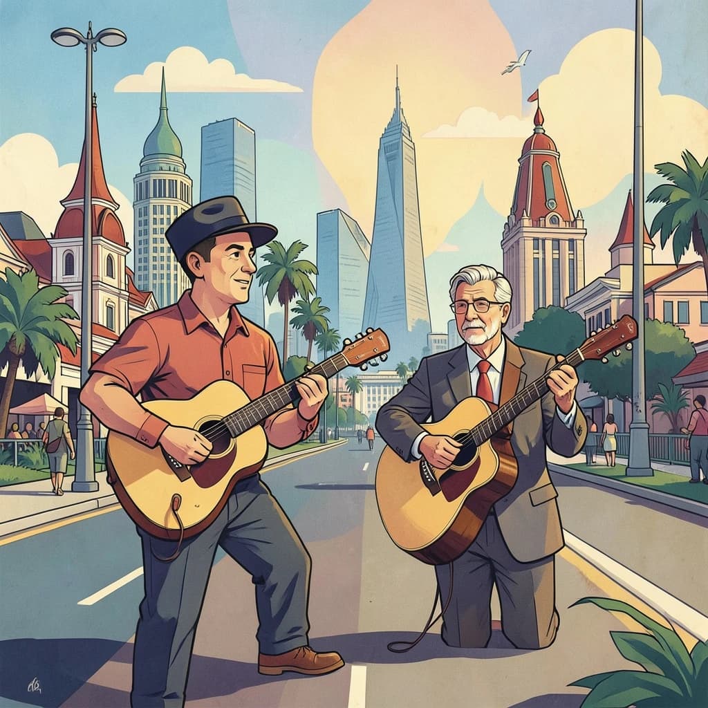 Band and Rudd in Manila, Philippines in the style of modernist