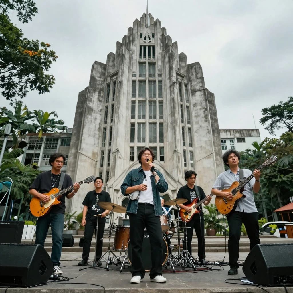 Band and Rudd in Manila, Philippines in the style of modernist
