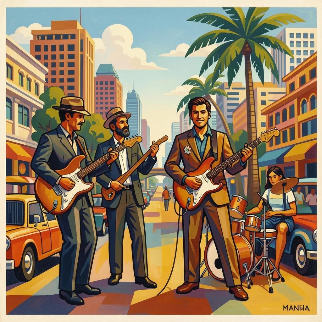 Band and Rudd in Manila, Philippines in the style of modernist