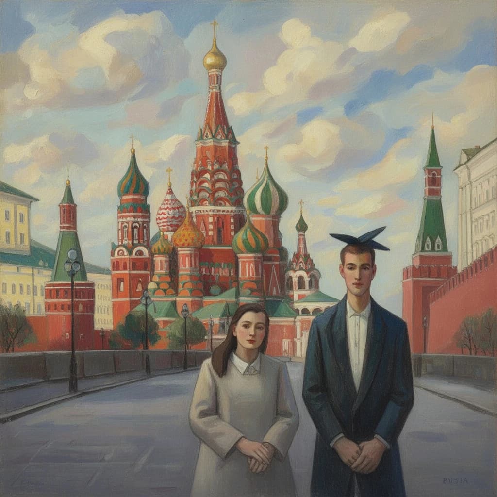 Chine and Feeler in Moscow, Russia in the style of modernist