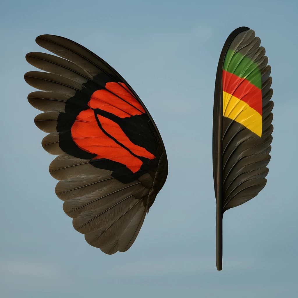 Fore Wing and Pinion in Sri Jayawardenepura Kotte, Sri Lanka in the style of modernist