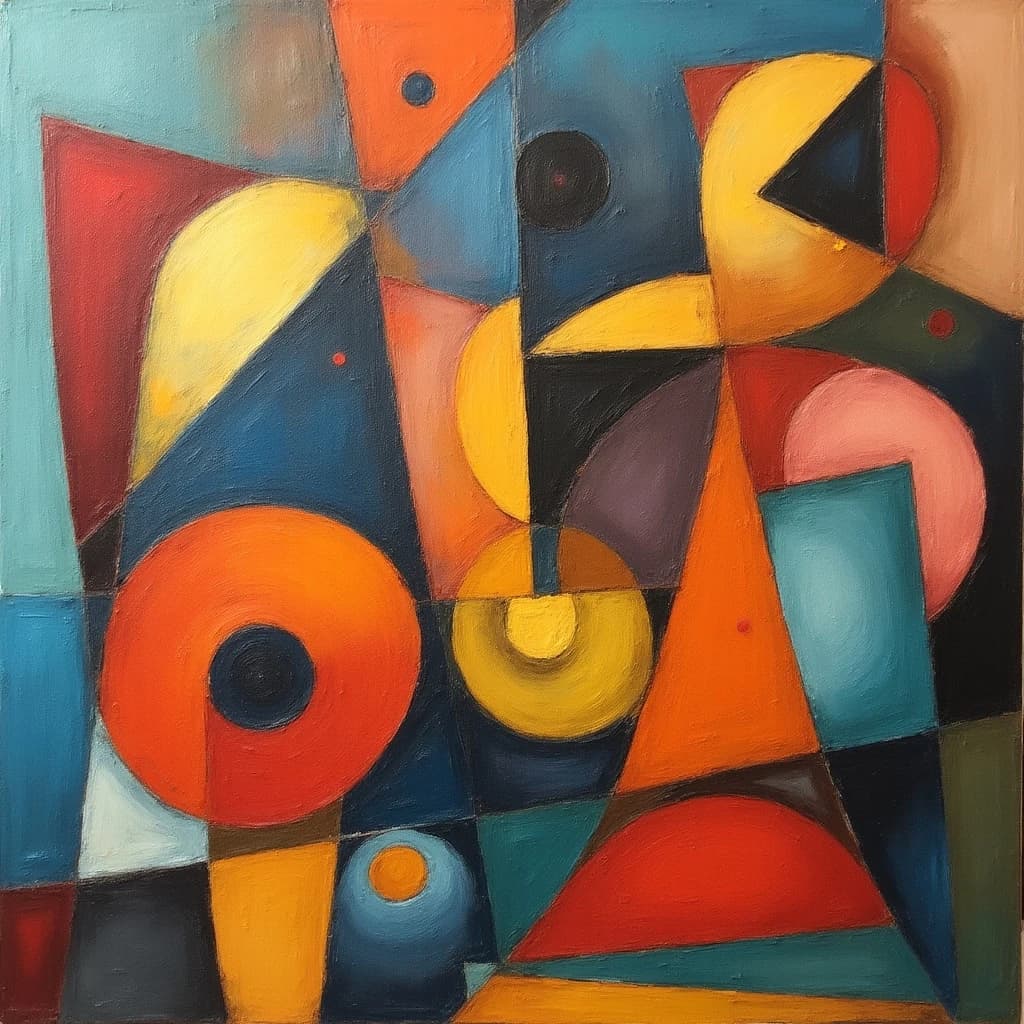 Tuna and Dobson in Brasília, Brazil in the style of cubist