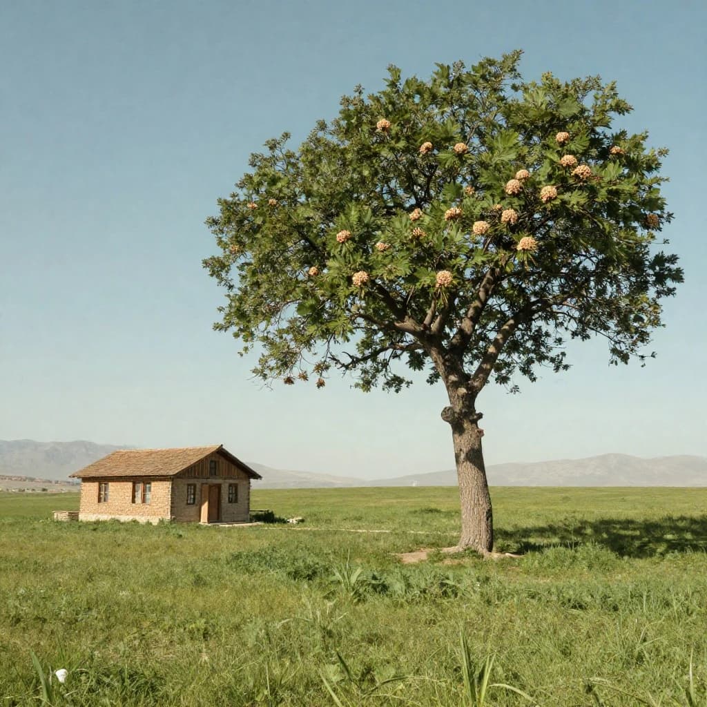 Diapheromera and Sandalwood Tree in Ankara, Turkey in the style of surrealist